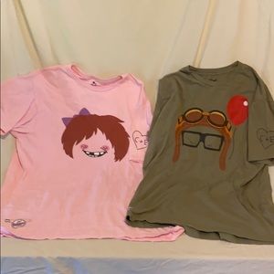 2 Up Shirts Large & XL Young Carl Ellie BoxLunch